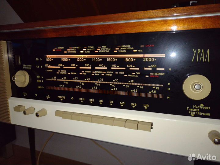Радиола Урал 6 отреставрированная c Bluetooth
