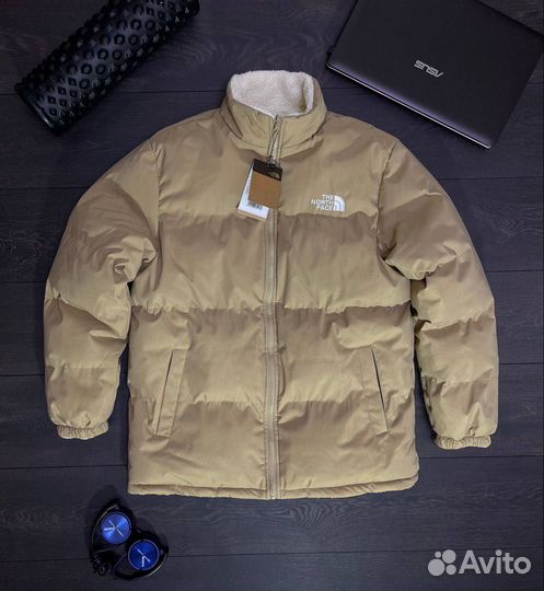 Двухсторонняя куртка The North Face барашка