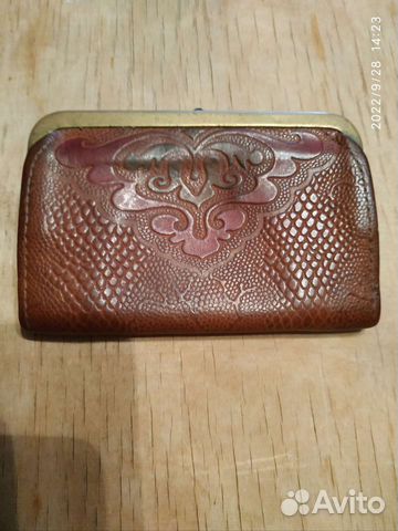 Кошелëк женский из натуральной кожи. СССР