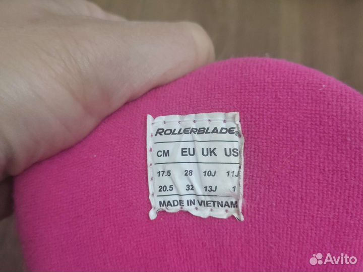 Ролики rollerblade детские 28-32