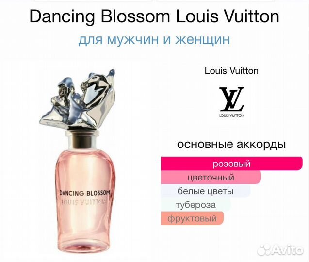 Louis Vuitton Dancing Blossom распив оригинал