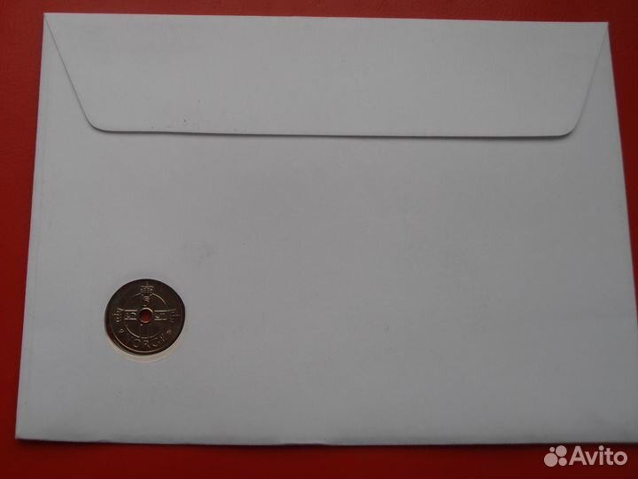 Норвегия Конверт с монетой