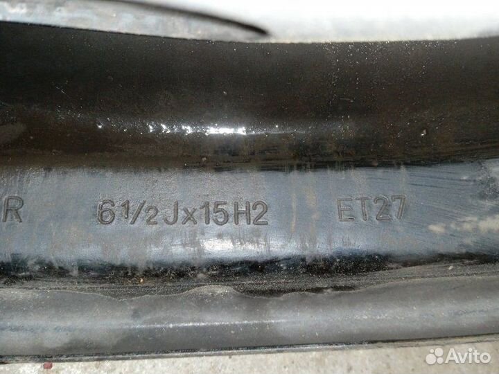 Диск штампованный R15 4x108 J6.5 27ET DIA65.1