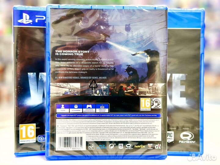 Alan Wake Remastered (PS4) NEW