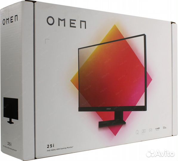 Монитор HP Omen 25i (165Hz / HDR / G-Sync)