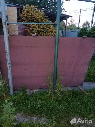 Ворота гаражные металлические бу