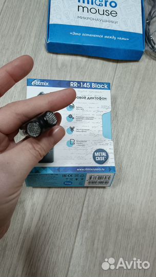 Микро наушник для экзамена, диктофон