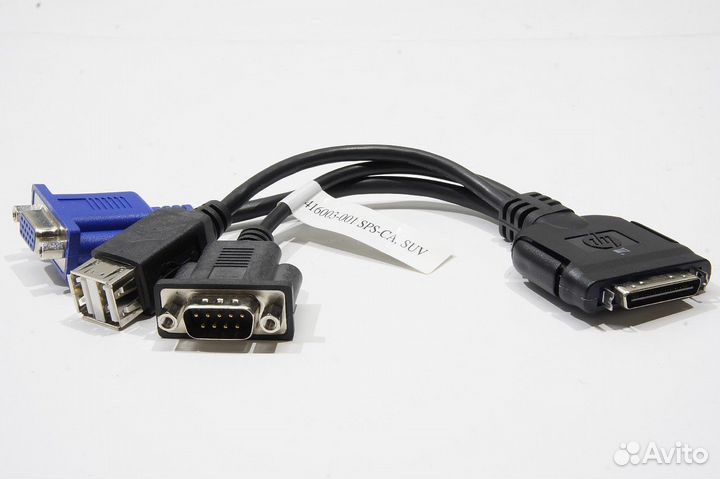Кабель HP 409496-001 c-Class 2*USB VGA COM NEW