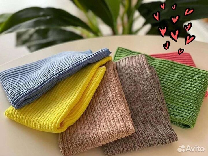 Салфетка в рубчик или файбер ребристый