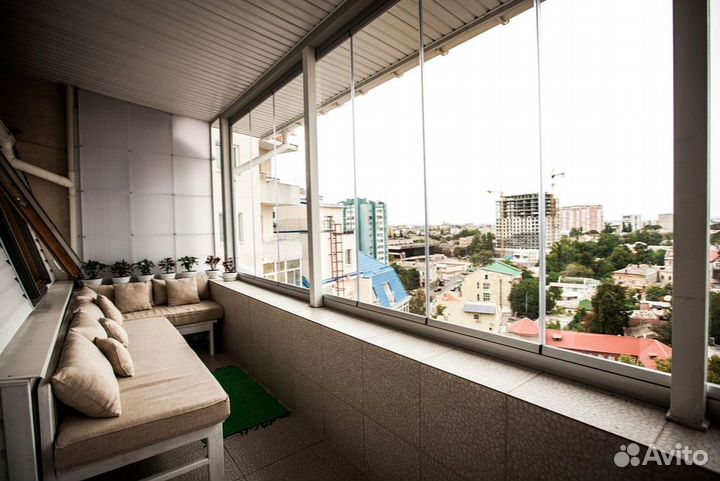 Безрамное остекление раздвижной системой