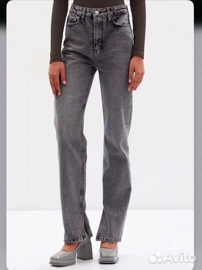 Джинсы с разрезами lime (38) (S) оригинал