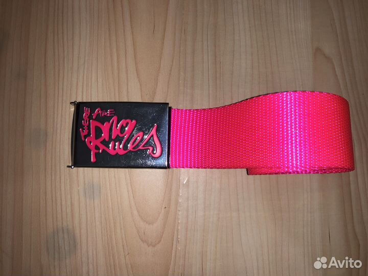 Ремень розовый неоновый США