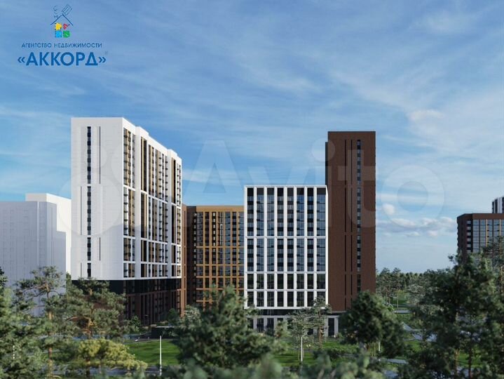 2-к. квартира, 77,5 м², 15/22 эт.