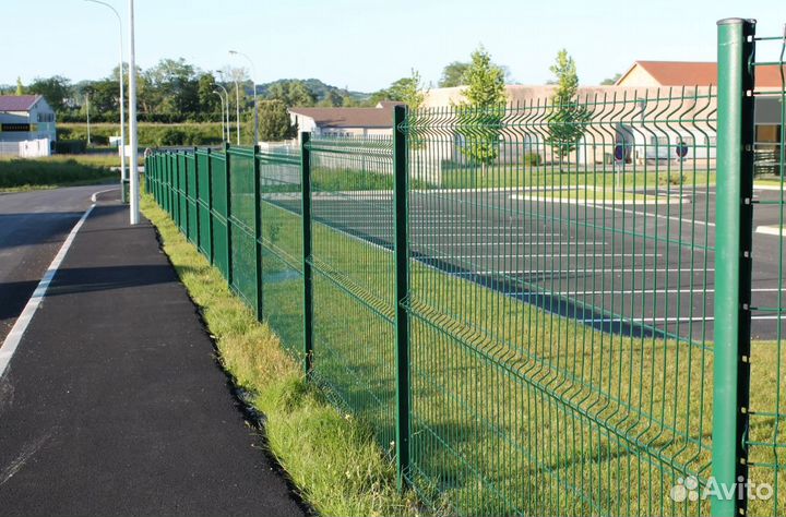 Забор металлический работа по договору под ключ