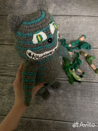 Чеширский кот вязаный