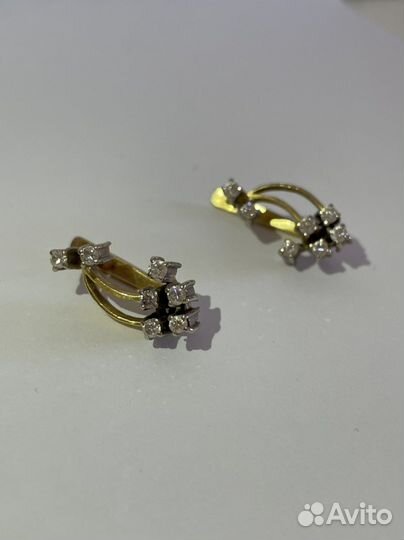 Бриллиантовые серьги
