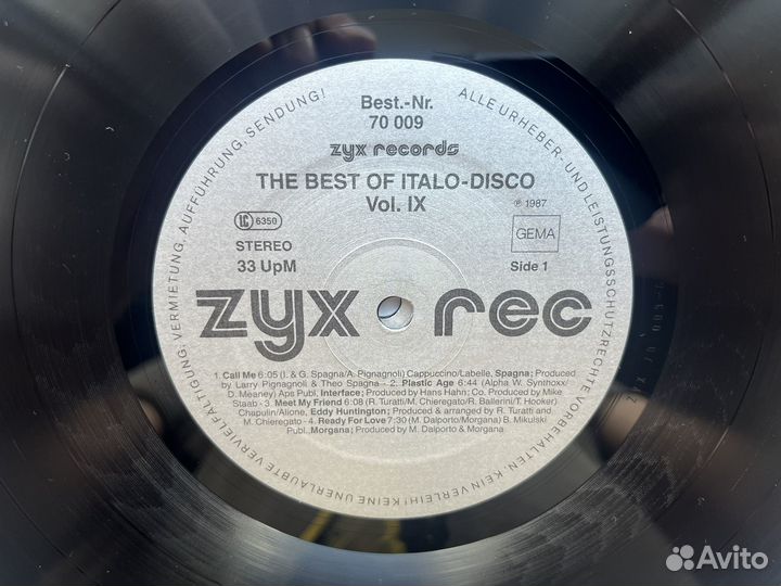 The Best Of Italo-Disco Vol. 9/ 2LP/NM+Germany1987