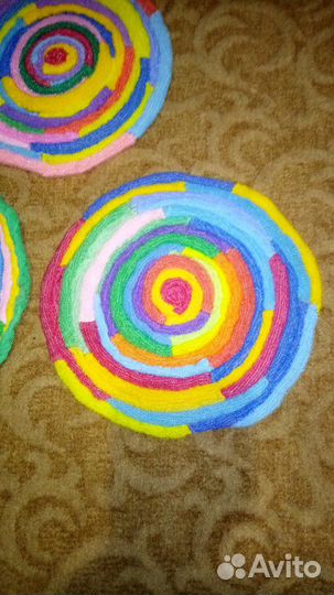 Половики из пропилена и крепкой пряжи