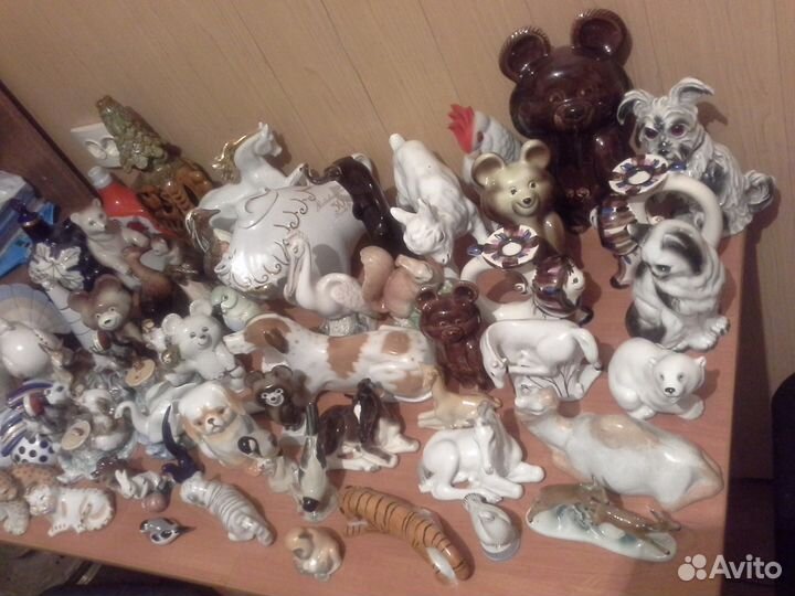 Продажа покупка советский фарфор собака лфз