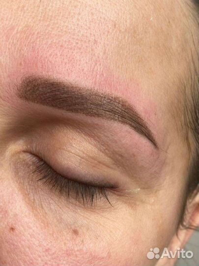 Перманентный макияж бровей губ и век татуаж