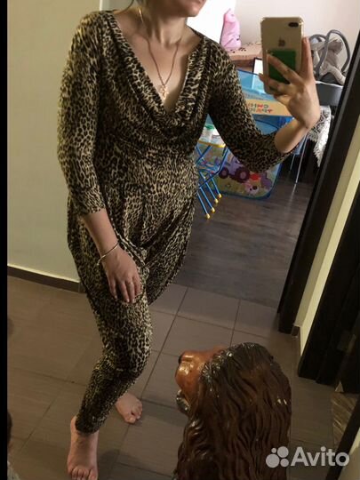 Комбинезон леопардовый