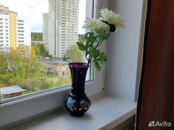 Стеклянная ваза СССР