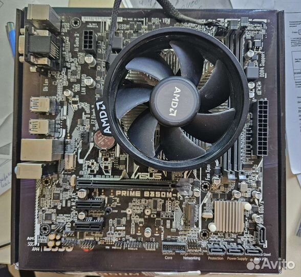 Материнская плата с процессором ryzen 1600