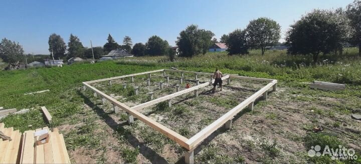 Фундамент/ ремонт фундамента/ замена венцов/отмост