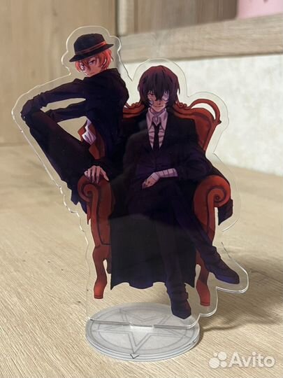 Акриловые фигурки аниме Чуя и Дазай, бсд
