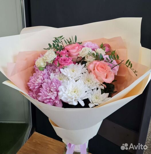 Живые цветы букеты