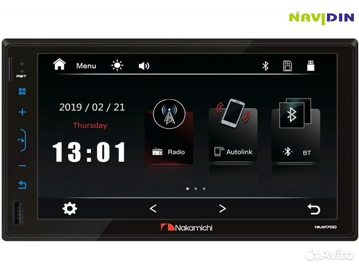 Магнитола 2DIN Nakamichi NAM1700
