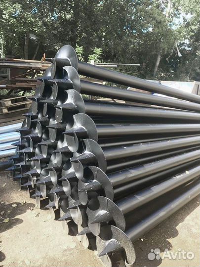 Винтовые сваи с завода