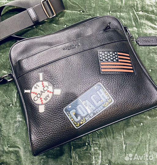 Сумка мужская Coach, Gorgio Armani, Henry мужская