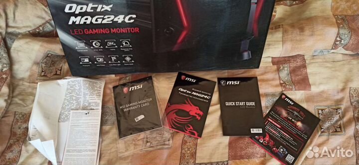 Монитор msi Optix MAG24c4