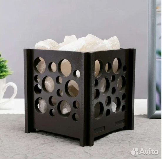 Солевая лампа корзинка 