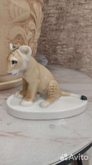 Статуэтка Львёнок. Meissen. Германия
