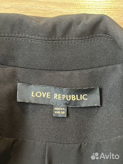 Пиджак черный love republic 44 новый