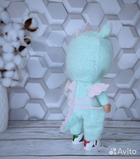 Комбинезон для Мии Булочки из пуха норки