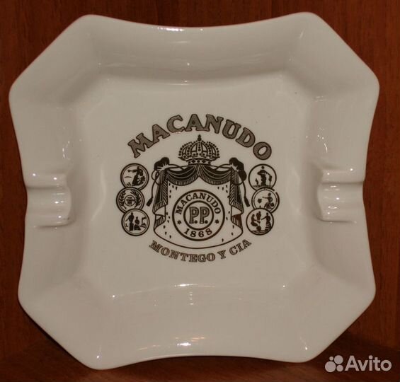 Пепельница. Macanudo.Винтаж. Фарфор