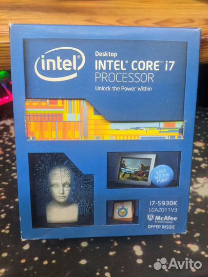 Intel core i7 extreme 5930k box + кулер