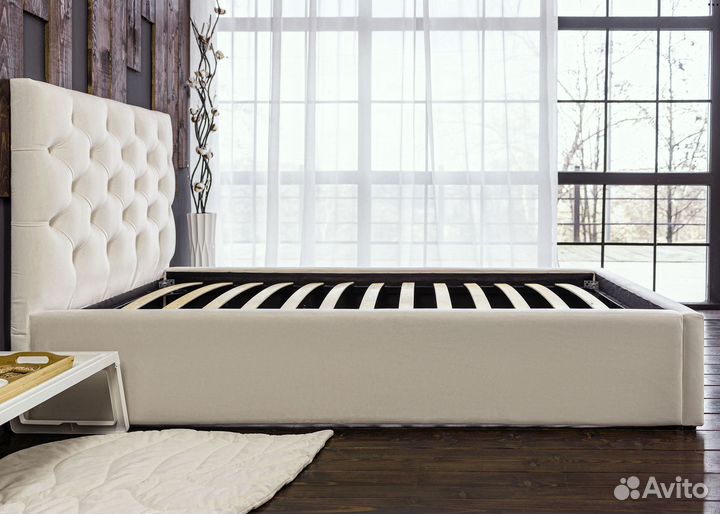 Кровать 80х200 новая в велюре