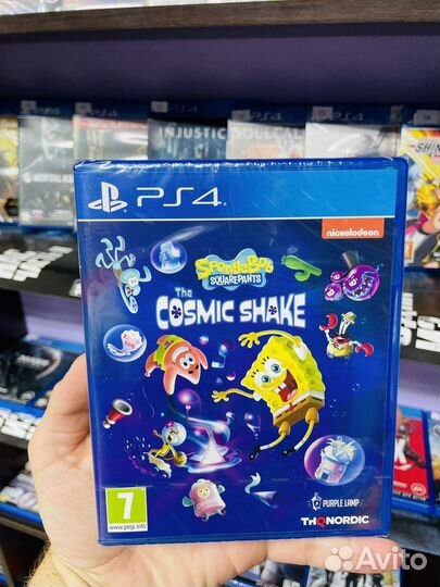 Sponge bob squarepants: cosmic shake ps4 новый