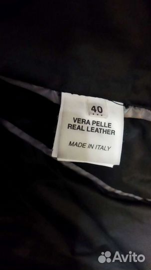 Кожаная натуральная куртка Италия