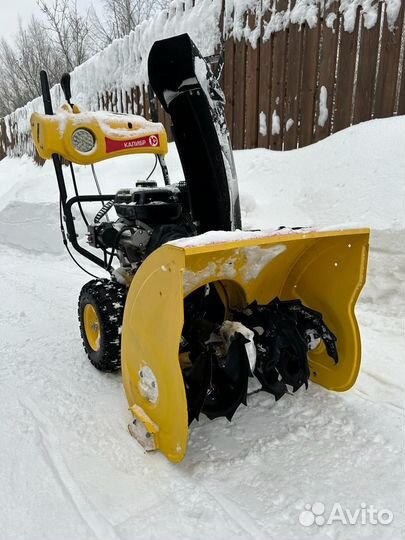 Снегоуборщик бензиновый бу Калибр 6.5-620епф