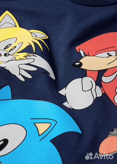 Футболка Соник C&A новая 104,134