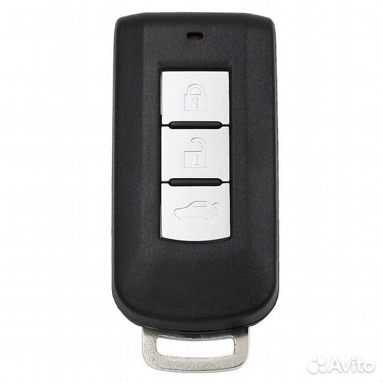 Чехол на ключ Mitsubishi / Митсубиси 3 кнопки Silver