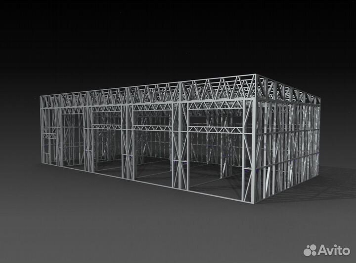 Лстк каркас сто на 4 поста (от производителя)