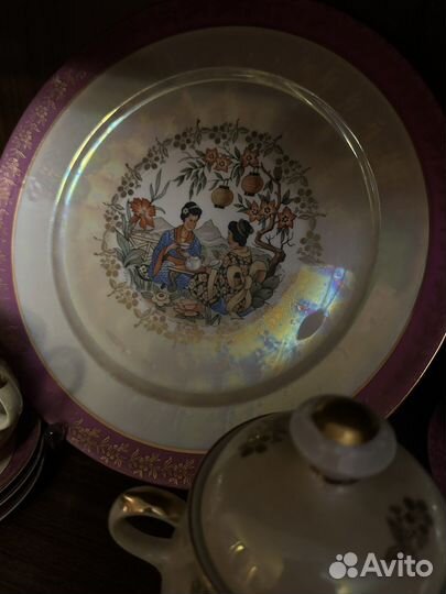 Винтажный кофейный сервиз «Мадонны.Гейши»