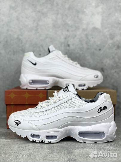 Кроссовки Nike Air Max 95 corteiz белые 41-45