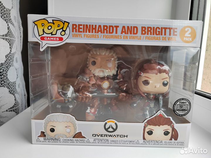 Фигурка Funko POP Overwatch Reinhardt and Brigitte